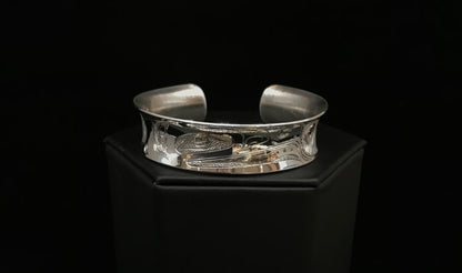 Bracelet- N. Galanin, Silver, 3/4"