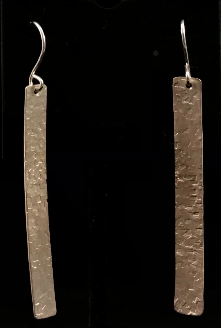 Earring- E. Rosetta; Narrow, Dangles, Various Sz & Material