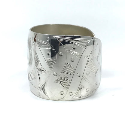 Bracelet- J. Galanin, Silver, Various Designs, 1.5"