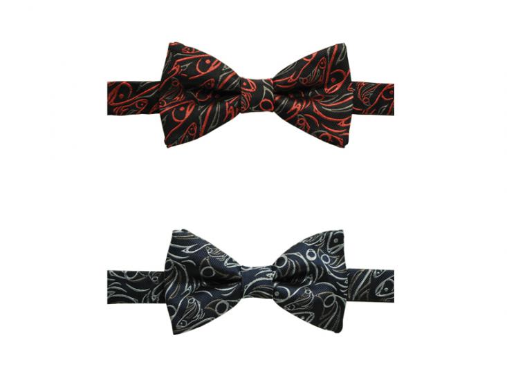 Salmon Run Bow Tie