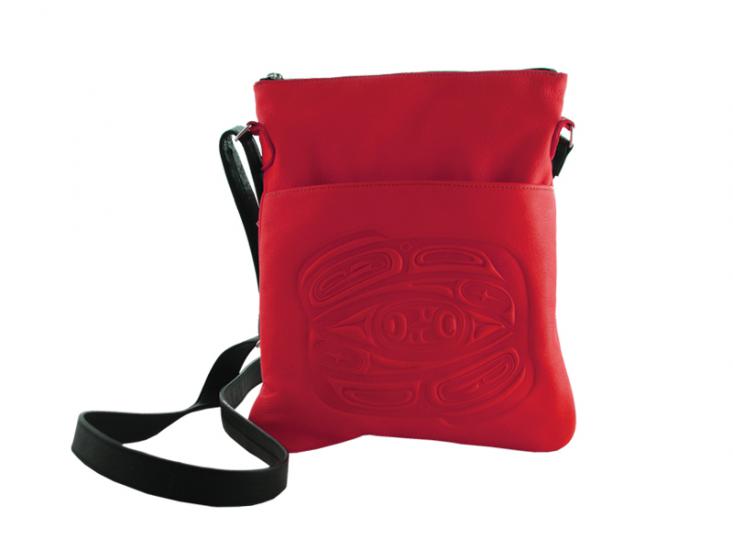 Raven Embossed Solo Bag (Deerskin)