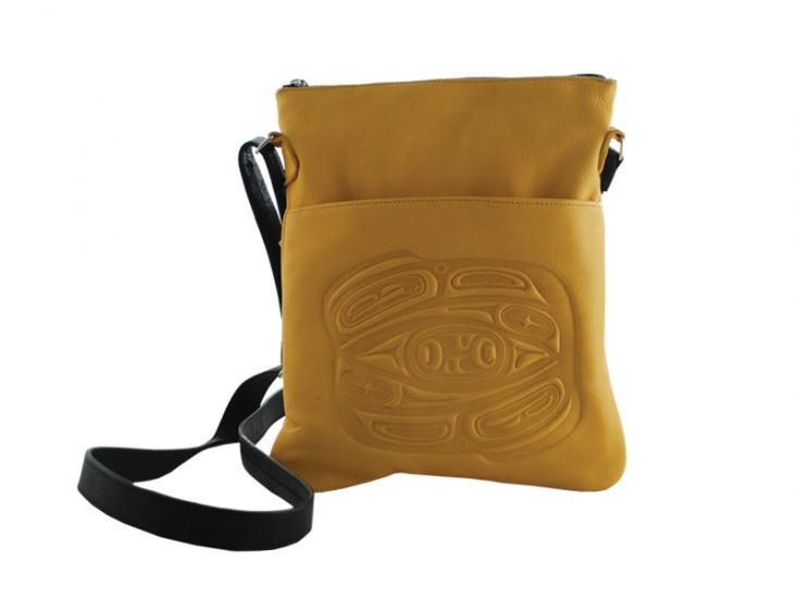 Raven Embossed Solo Bag (Deerskin)