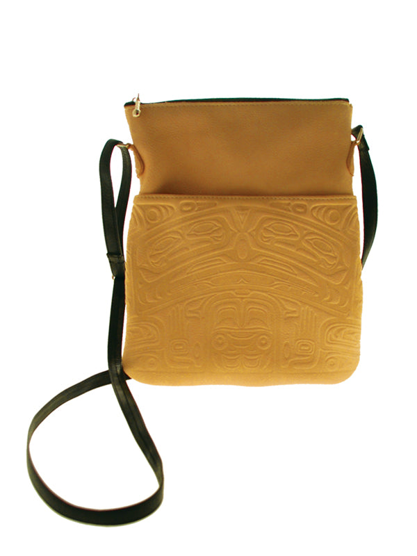 Embossed Leather Solo Bag Bear Box (Deerskin)