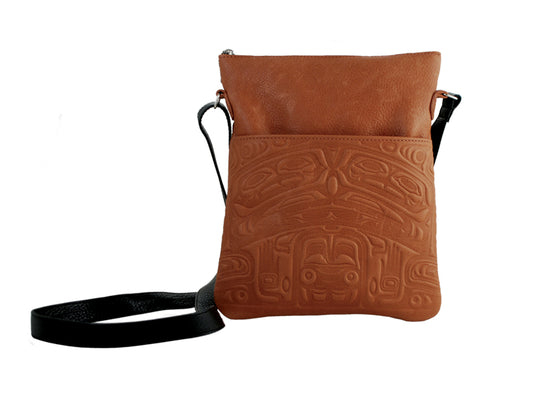 Embossed Leather Solo Bag Bear Box (Deerskin)