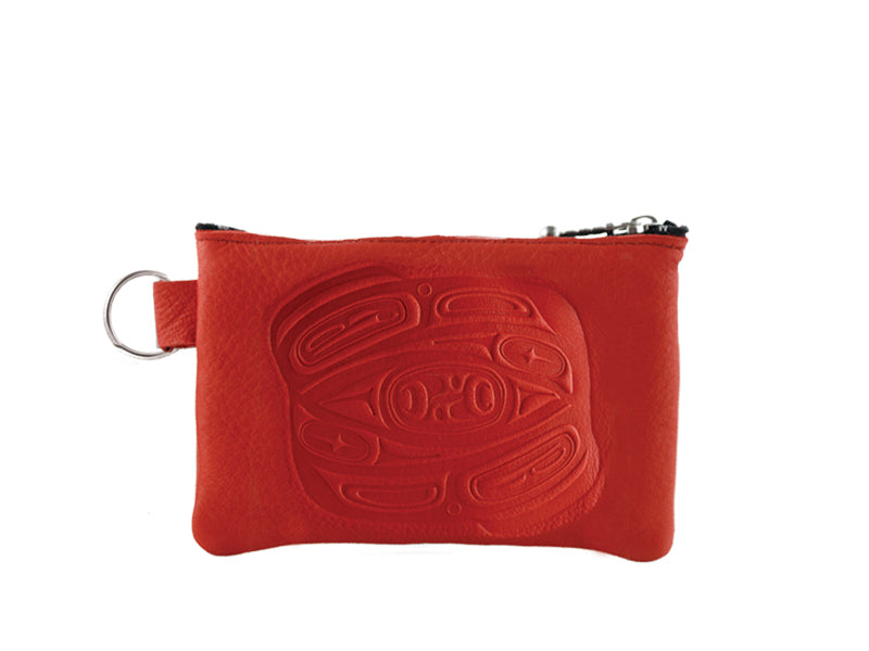 Coin Purse - Deerskin, Raven