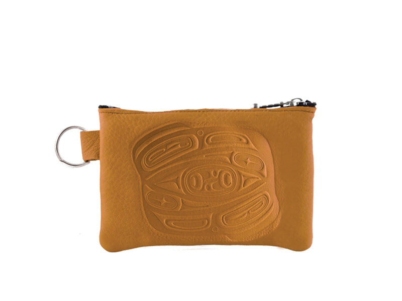 Coin Purse - Deerskin, Raven