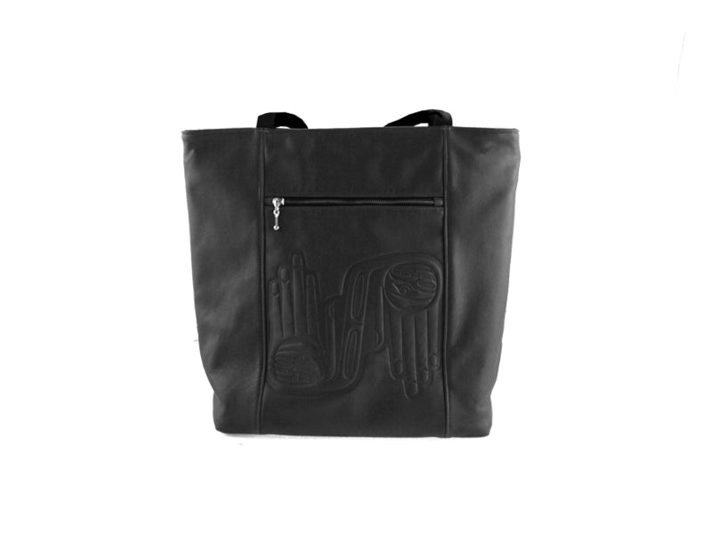 Dorothy Grant Leather Healing Hands Shopper Bag