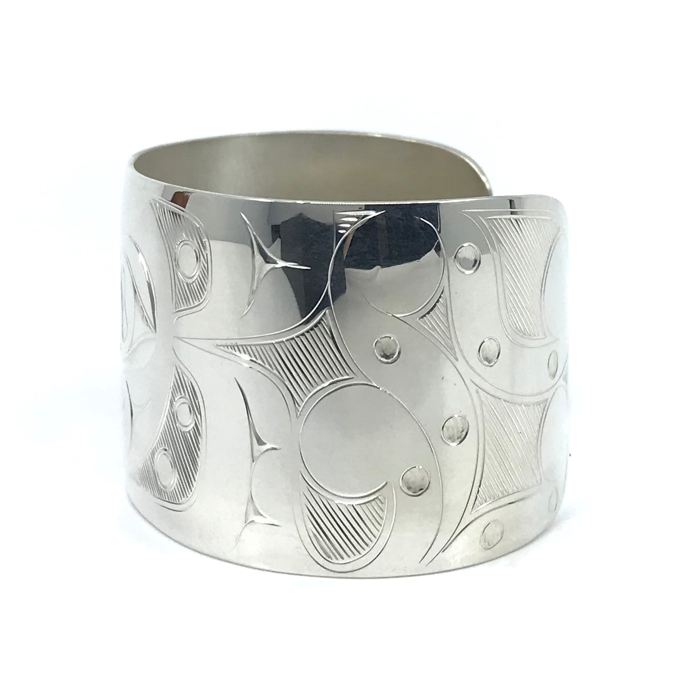 Bracelet- J. Galanin, Silver, Various Designs, 1.5"