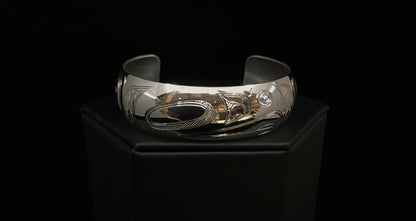 Bracelet- N. Galanin, Silver, 3/4"