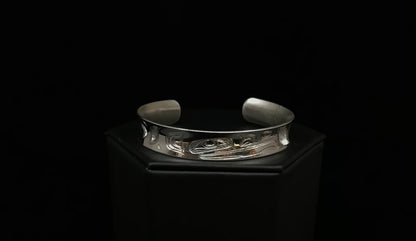 Bracelet- N. Galanin; Silver, Various Designs, 1/2"