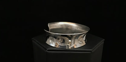 Bracelet- N. Galanin, Silver, 3/4"