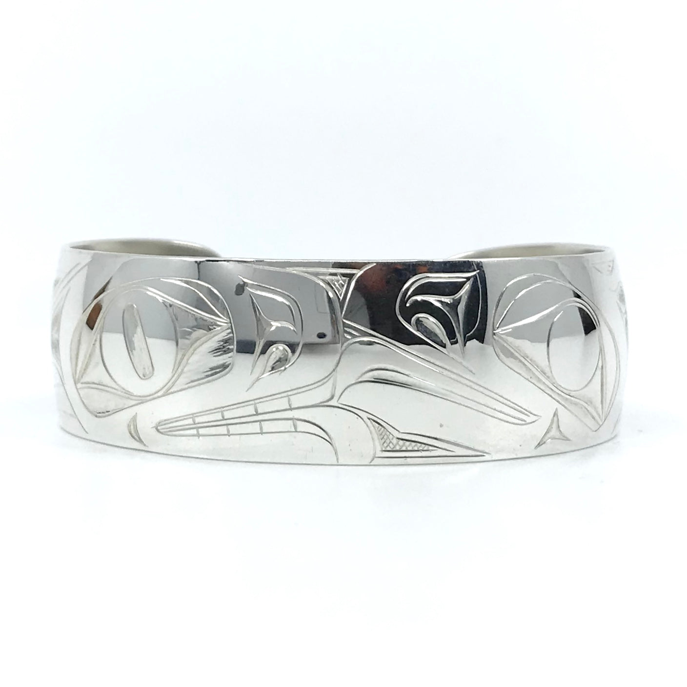 Bracelet- J. Galanin, Silver, Various Designs, 3/4"