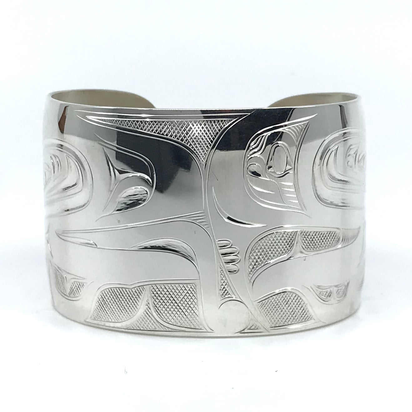 Bracelet- J. Galanin, Silver, Various Designs, 1.5"