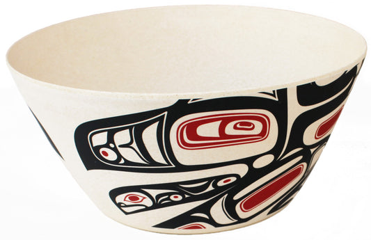 Bamboo Bowl - Running Raven