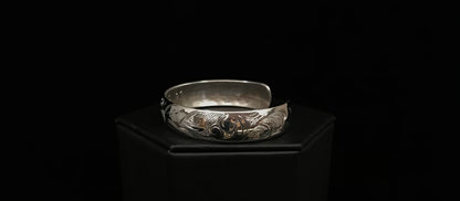 Bracelet- N. Galanin; Silver, Various Designs, 1/2"