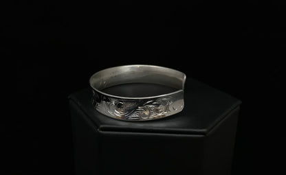 Bracelet- N. Galanin; Silver, Various Designs, 1/2"