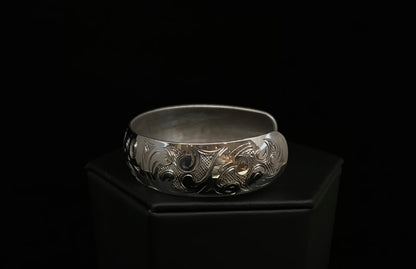 Bracelet- N. Galanin, Silver, 3/4"