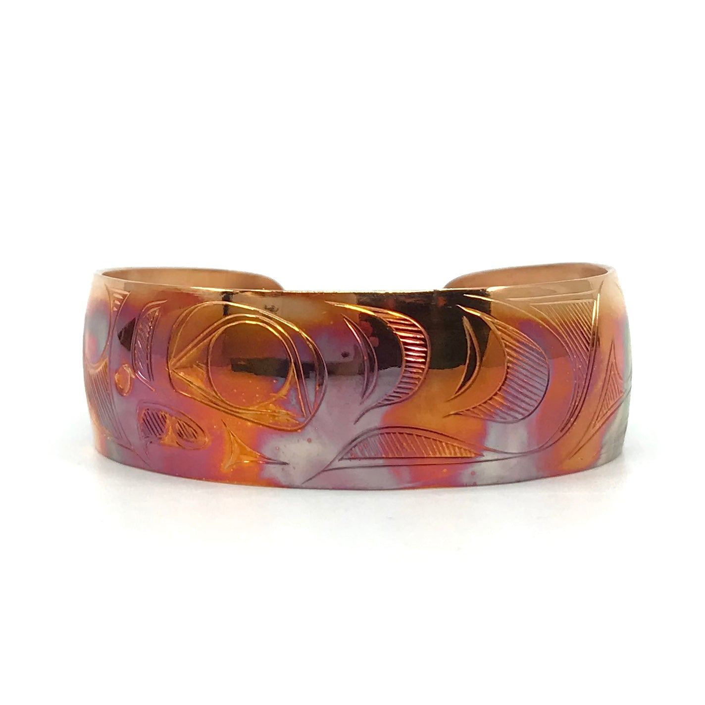 Bracelet- J. Galanin, Copper, Various Designs, 3/4"