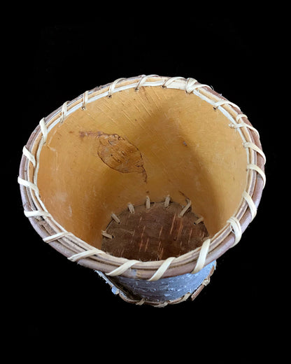 Basket- Paul; Birch Bark, 6.25"