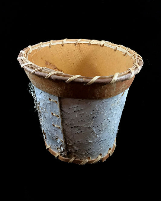 Basket- Paul; Birch Bark, 6.25"