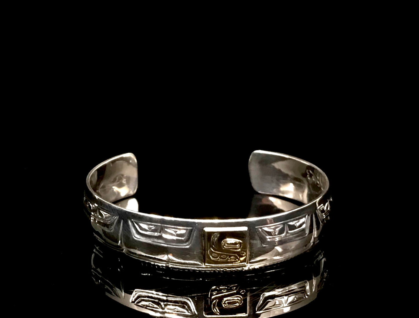 Samuel Sheakley Bracelets Silver & Gold 1/2"