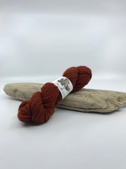 Yarn- Rye; Qiveut,  70/30 Blend, Hand Dyed 2 Ply