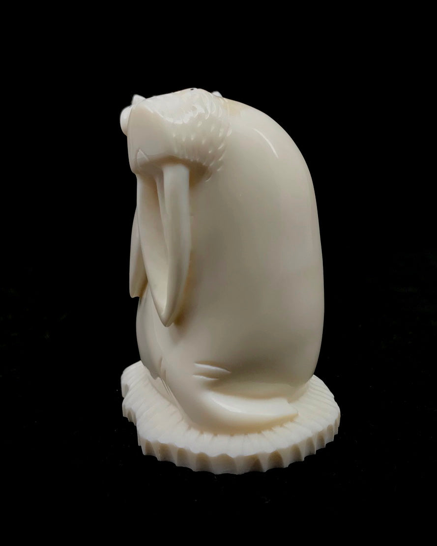 Ivory-Slwooko;  Baleen, Mom & Baby Walrus on Base