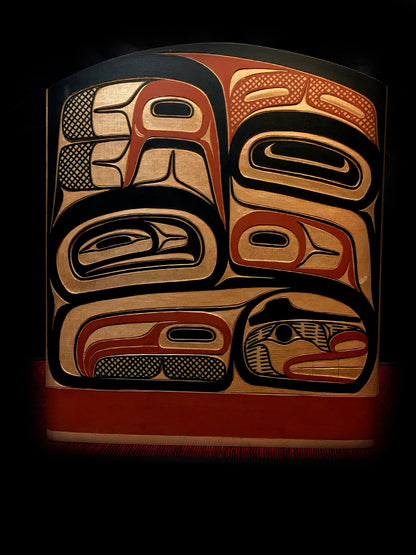 D. A. Boxley Eagle and the Salmon People Bentwood Bucket