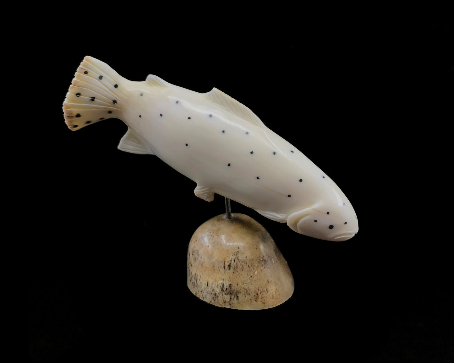 Ivory- D. Pungowiyi, Salmon, Baleen Inlay, Med