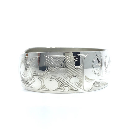 Bracelet- J. Galanin, Silver, Various Designs, 3/4"