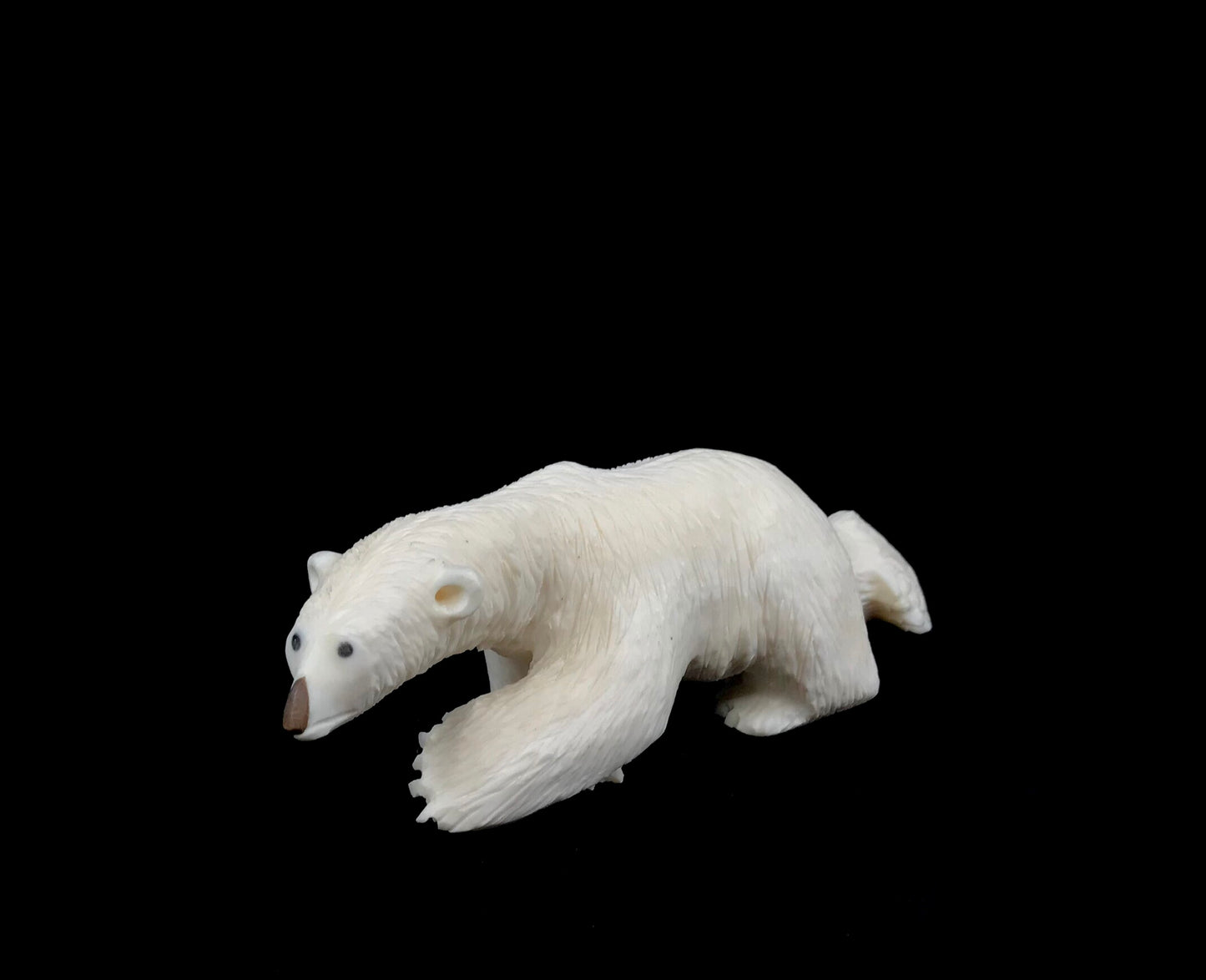 Ivory- Ungaluk; Walking Bear, Baleen, 4-3/4"