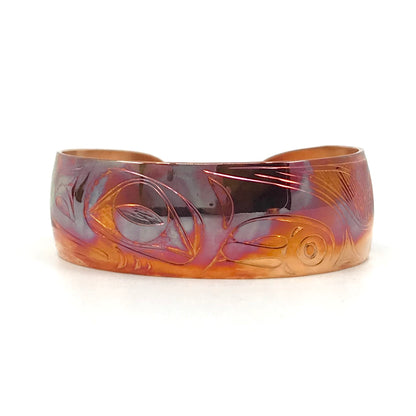 Bracelet- J. Galanin, Copper, Various Designs, 3/4"