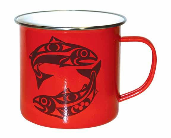 Enamel Mug - Salmon