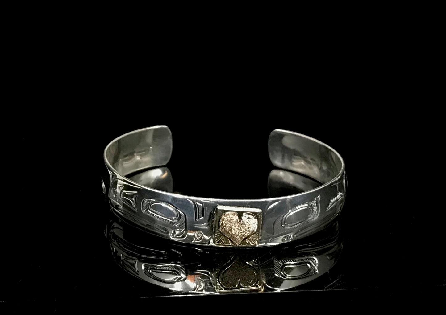 Samuel Sheakley Bracelets Silver & Gold 1/2"