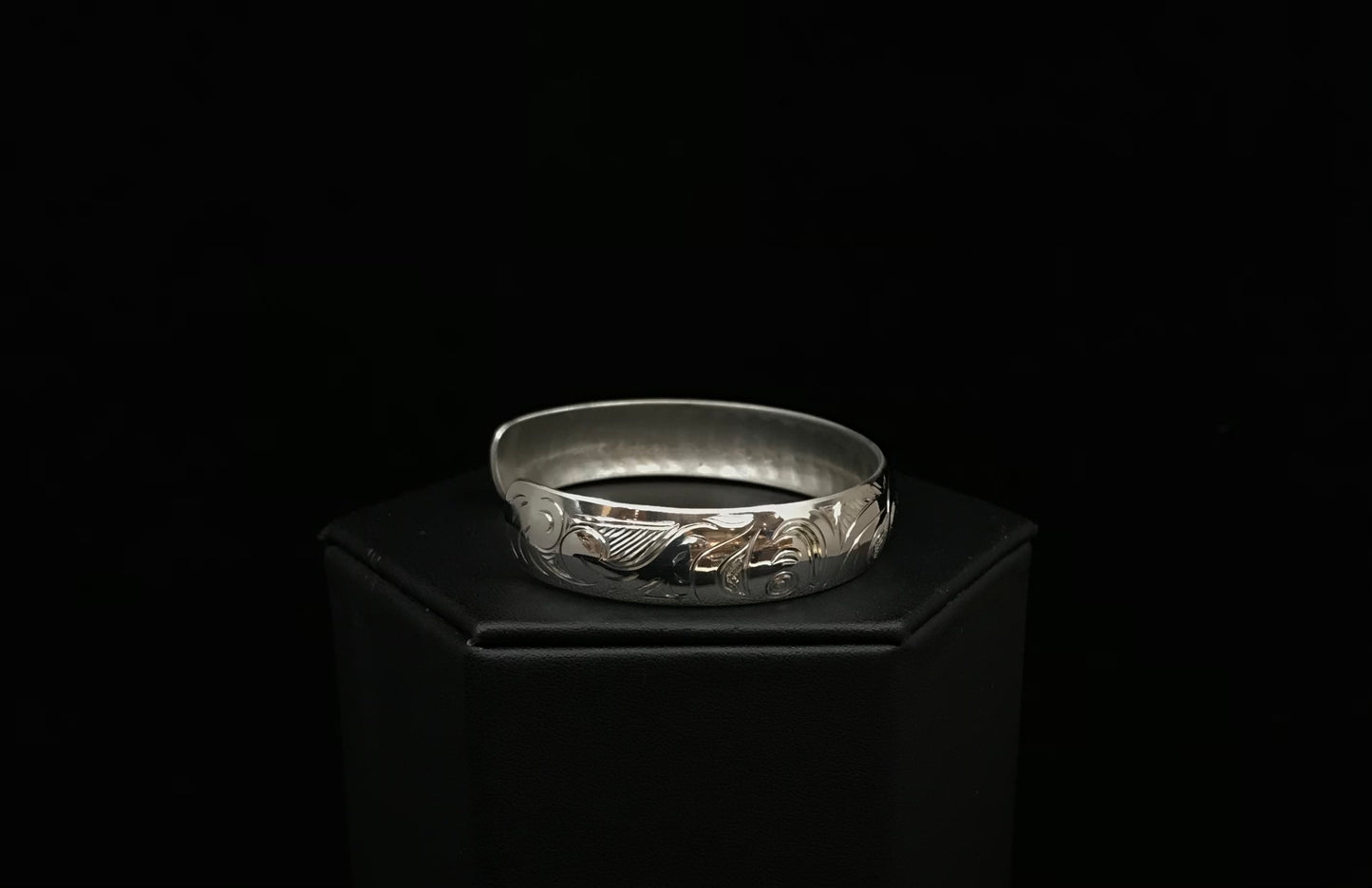 Bracelet- N. Galanin; Silver, Various Designs, 1/2"