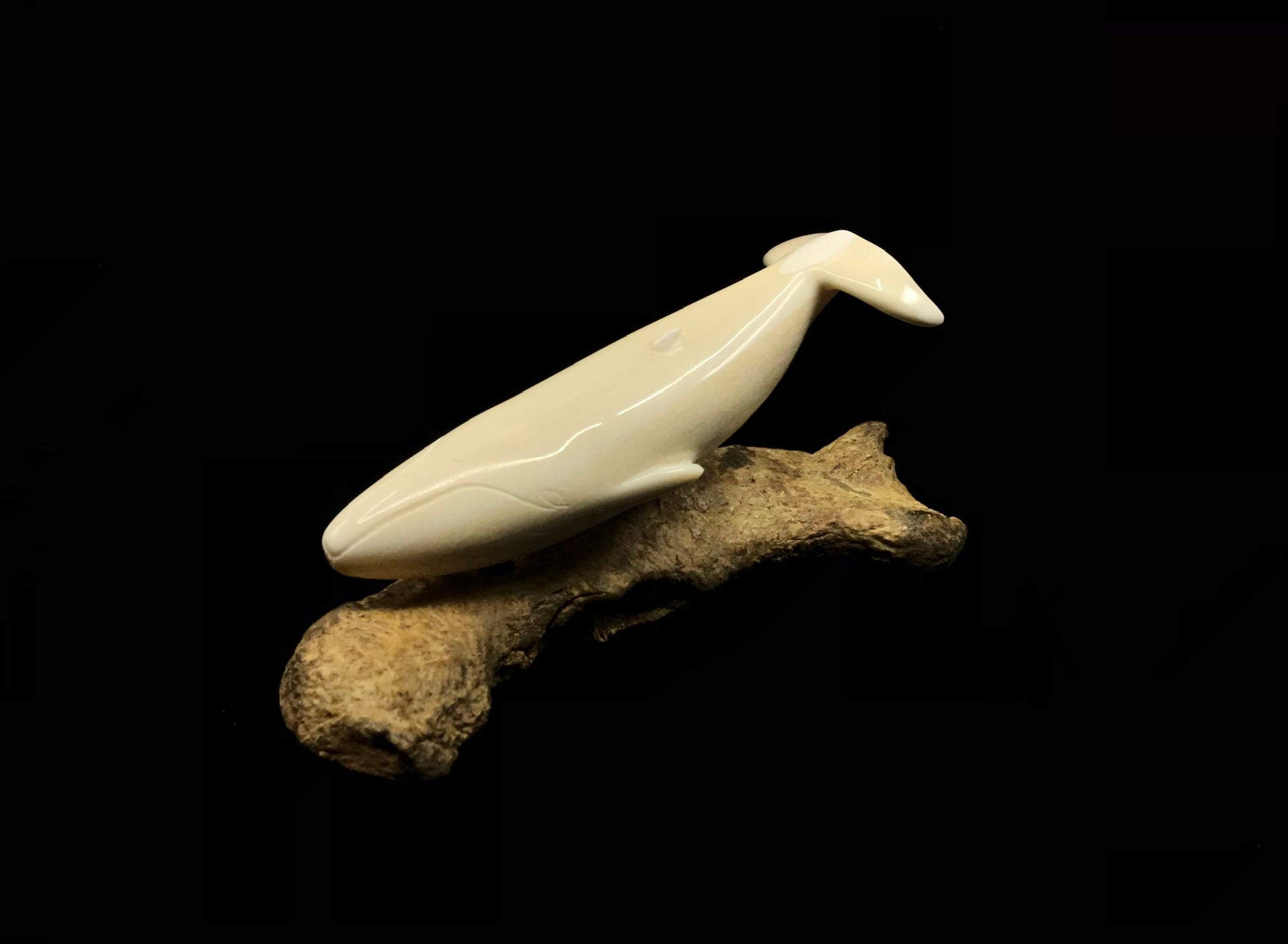 Ivory Carving- D. Kulowiyi; Humpback Whale, Bone – Sealaska Heritage Store Ivory Carving- D. Kulowiyi; Humpback Whale, Bone – Sealaska Heritage Store