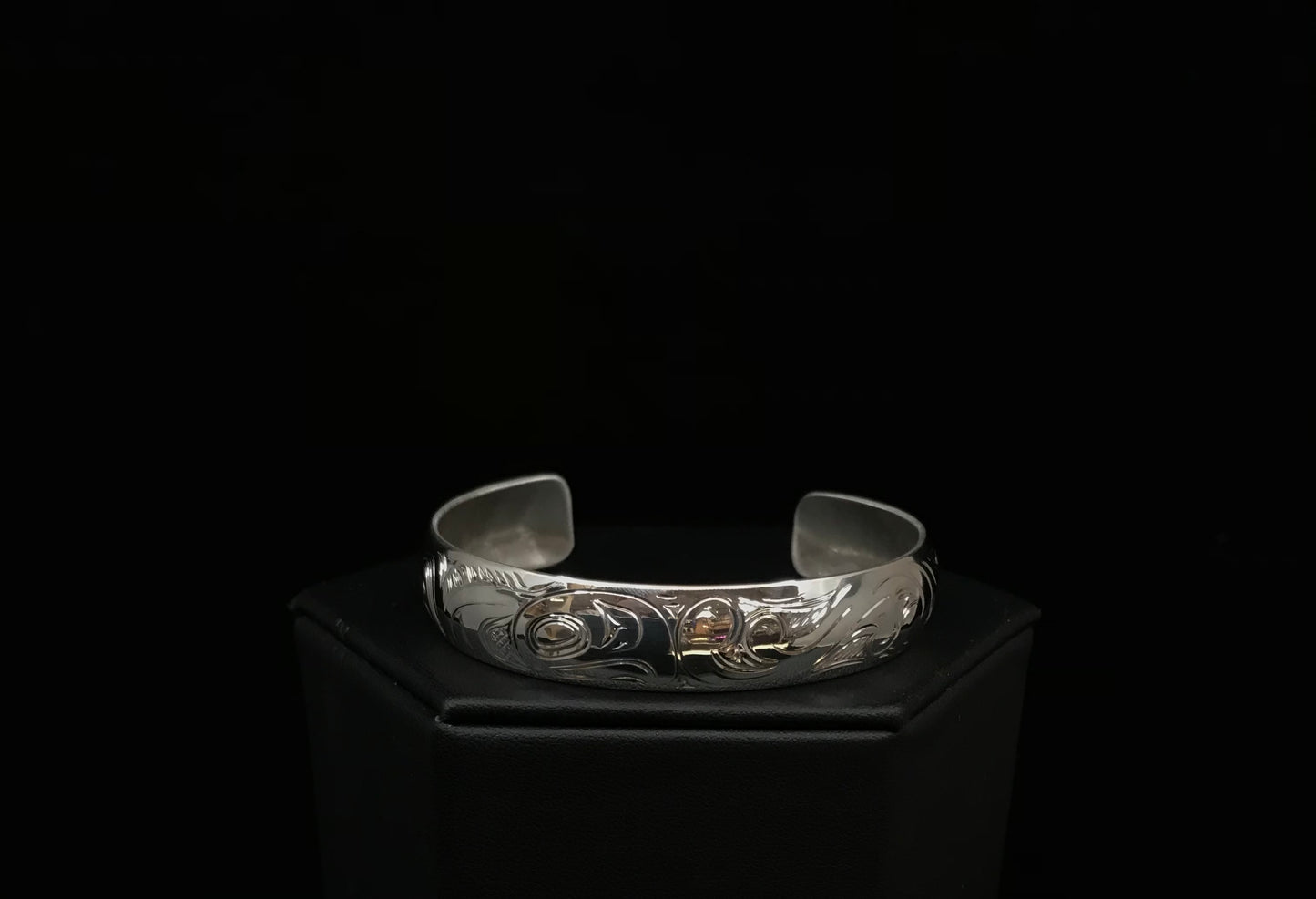 Bracelet- N. Galanin; Silver, Various Designs, 1/2"