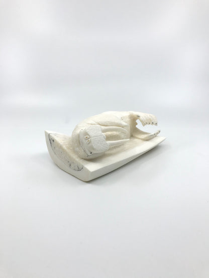 Ivory- J. Seppilu, Walrus, Baleen Inlay