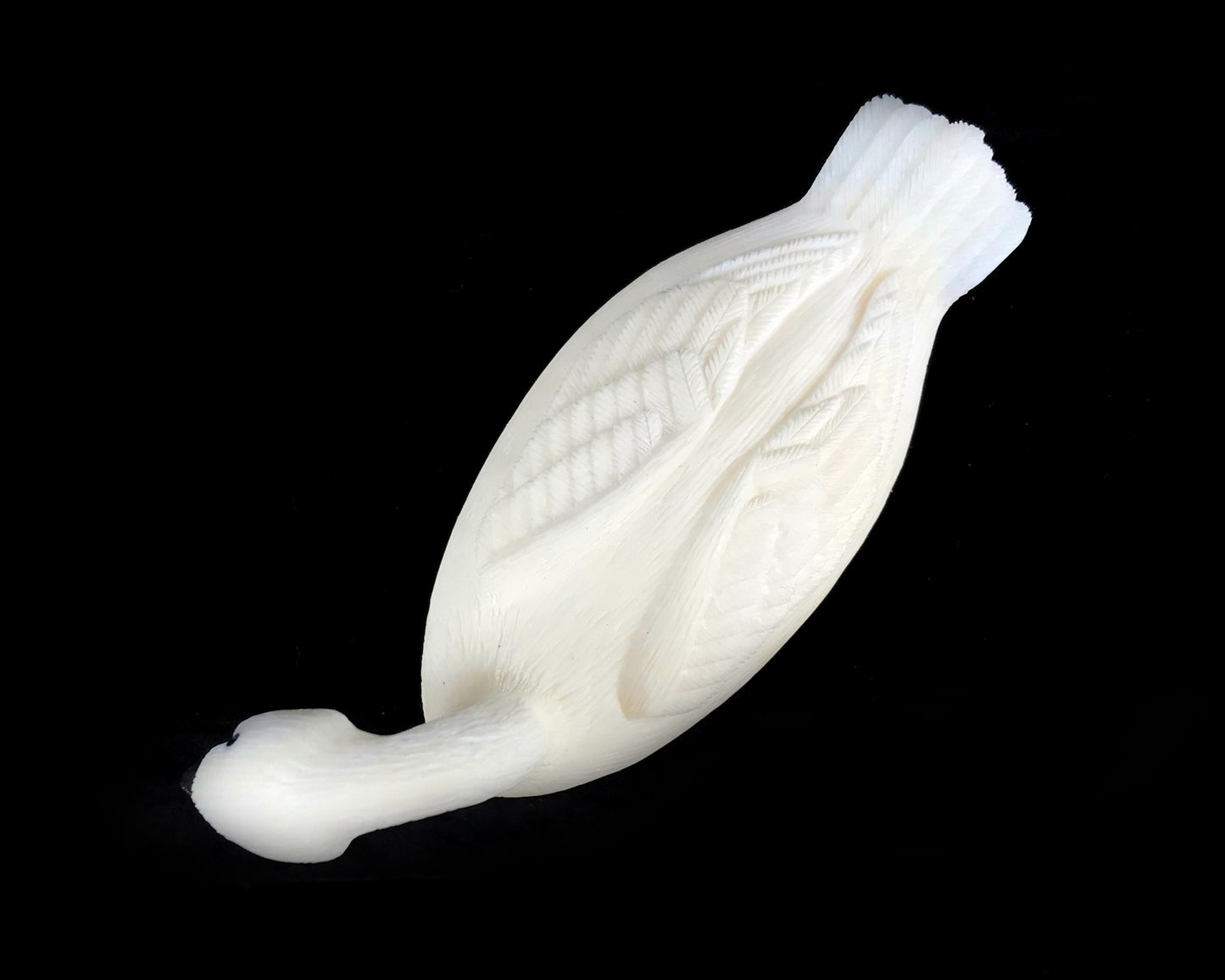 Ivory- F. Mayac, Trumpet Swan, Baleen Inlay