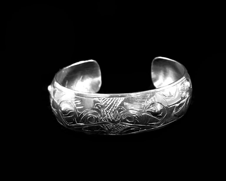 Gene Chilton Bracelets Silver 3/4"