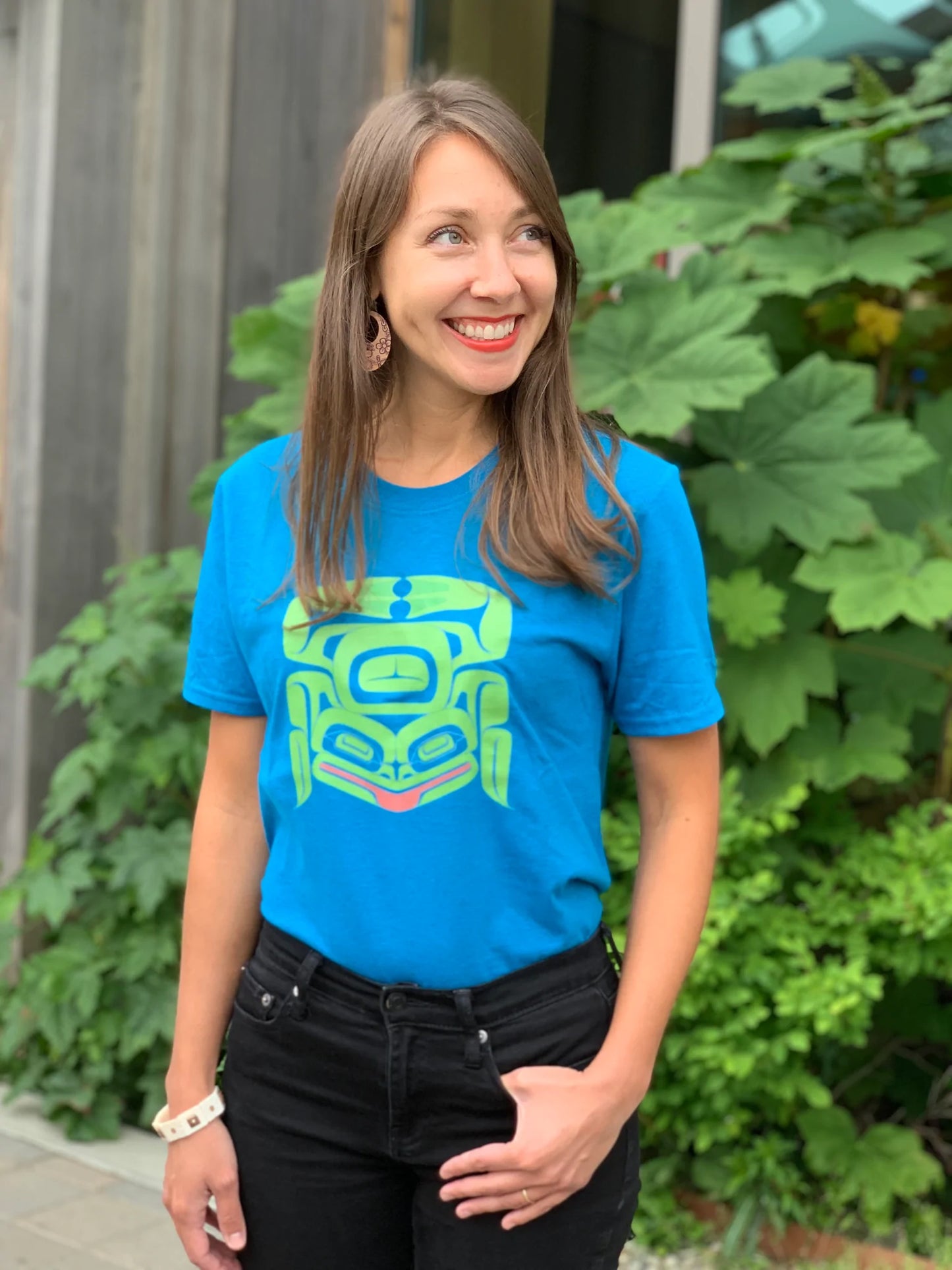 T-Shirt - Trickster; Frog (Antique Sapphire)