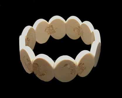 Bracelet- Ellis;  Fossilized Walrus Ivory