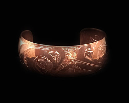 Bracelet - J. Galanin, Copper, Various Designs, 1"