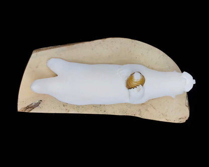 Ivory- M. Toolie, Shell & Bone, Otter w Shell on Jawbone