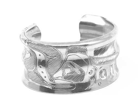 Bracelet- N. Galanin, Silver, "Spirit Transformation", 1"