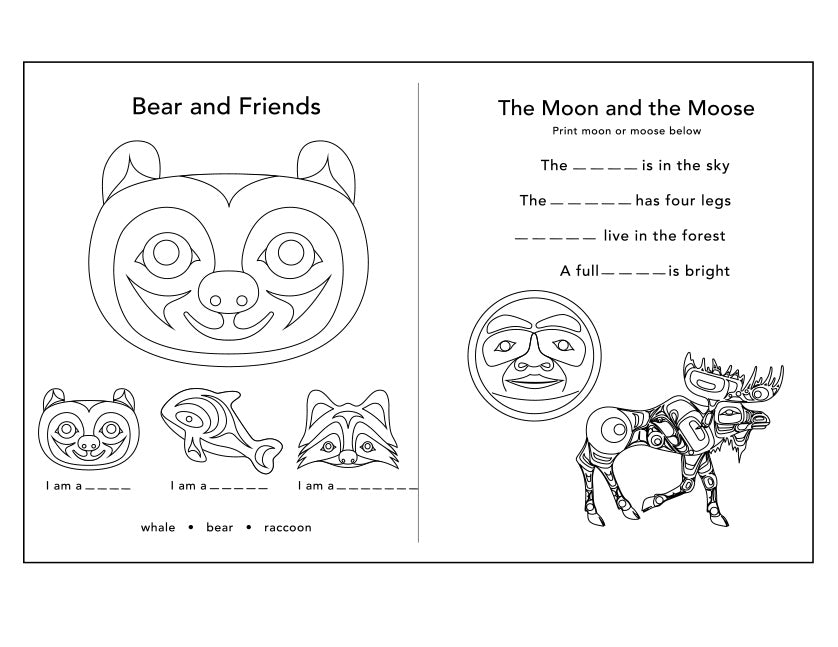 Pacific Northwest IndigenousArt Activity Book