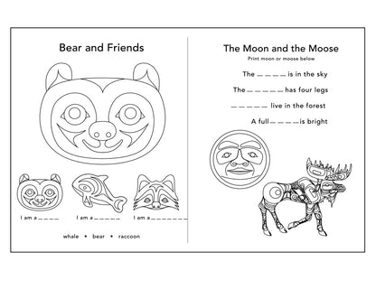 Pacific Northwest IndigenousArt Activity Book