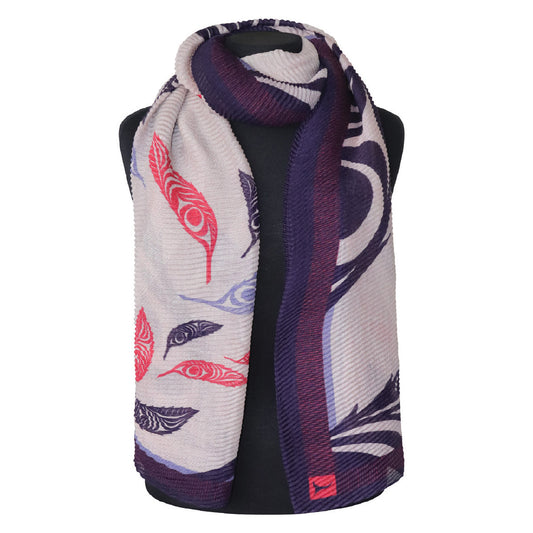 Scarf- S. Diamond, Feathers, Eco