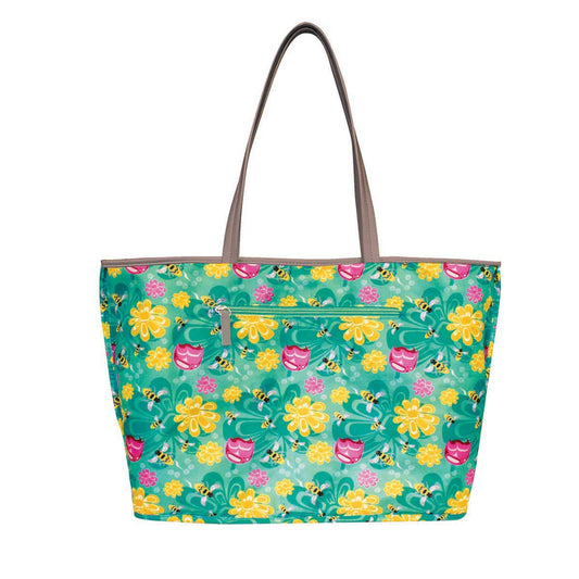 Reversible Tote Bag - Bee and Blossoms