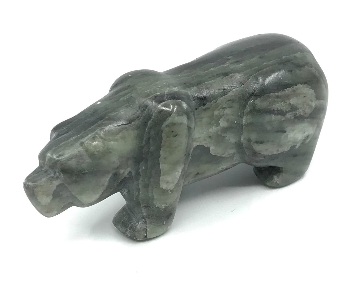 Soapstone Art- S. Grant, Bear Standing on Fours